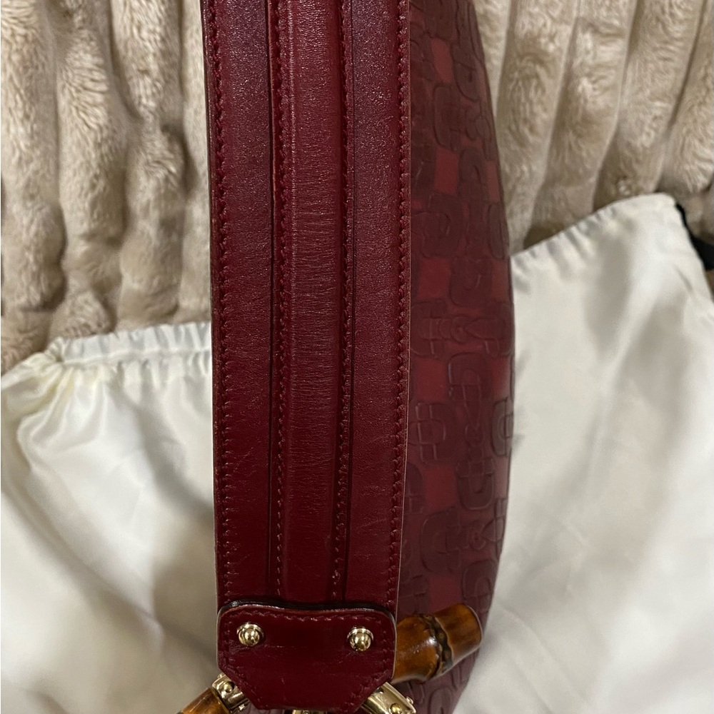 Gucci Bamboo Ring Half-Moon Bag - Picture 7 of 11
